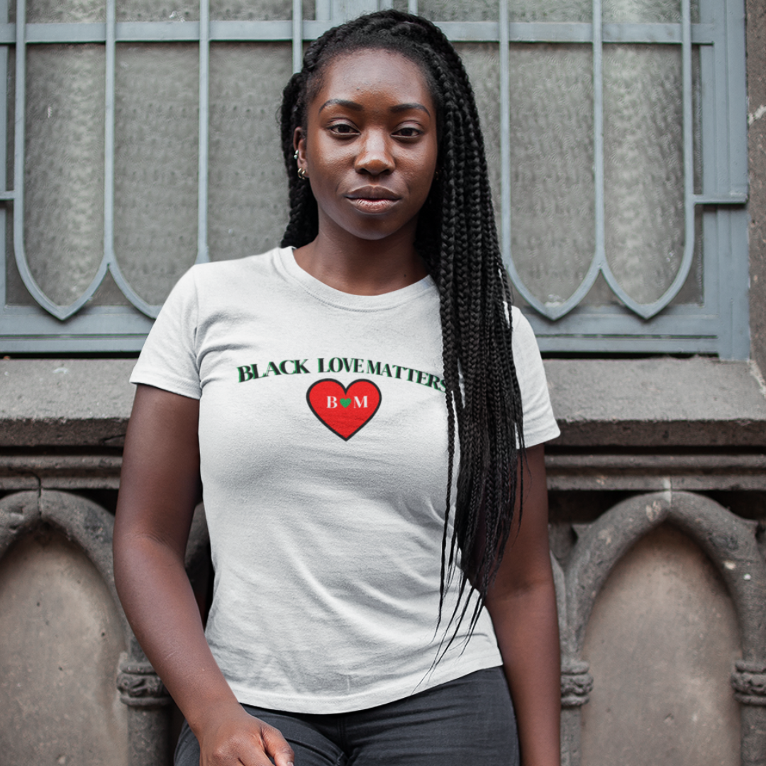 Have Heart [White & Black Unisex Tee] – Black Love Brand